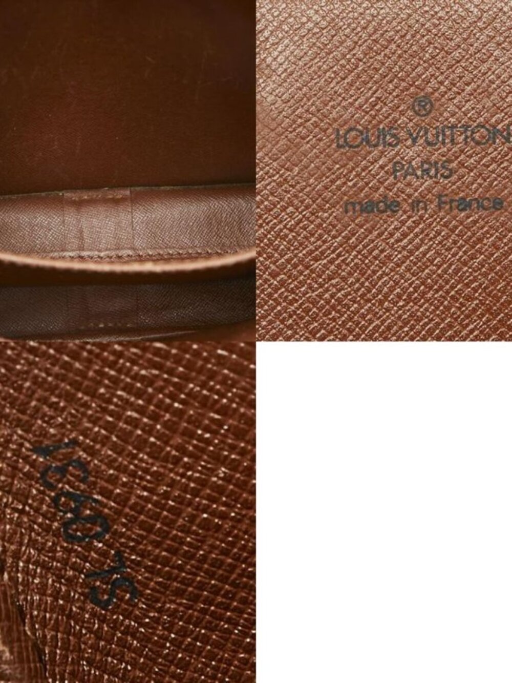 Louis Vuitton Monogram Cartouchiere MM Crossbody Shoulder Bag Brown - Picture 10 of 10